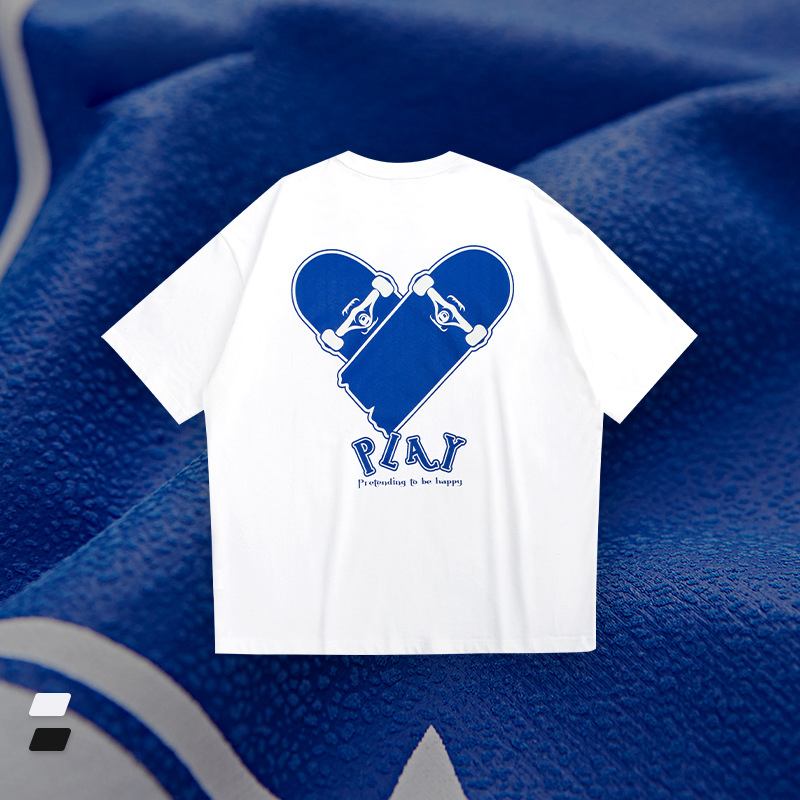 Summer Men Women Short Sleeve T-shirt Tee Pullover Tops Unisex Sweatshirt