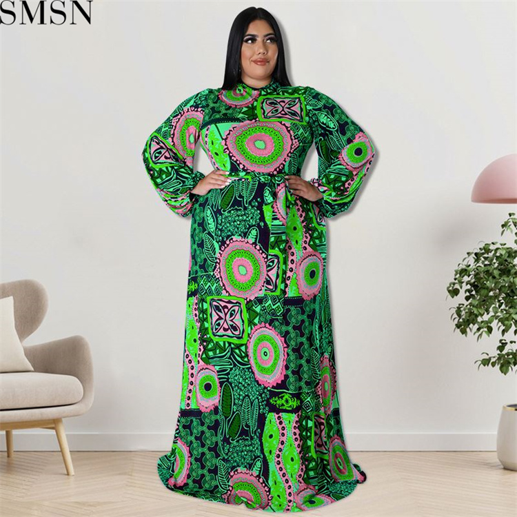 Plus Size Dress European and American fall women clothing wholesale supply rear zipper dress