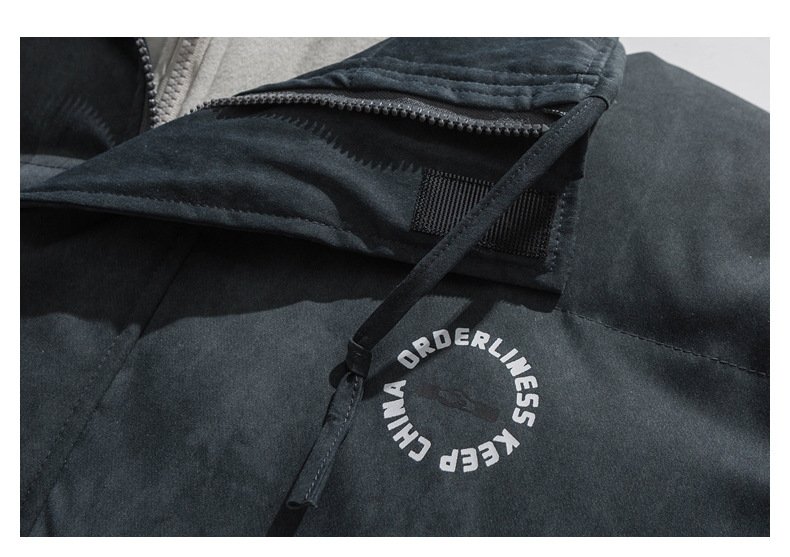 Women Men Down Jacket Hooded Coat Warm Winter Windproof Casual Parkas