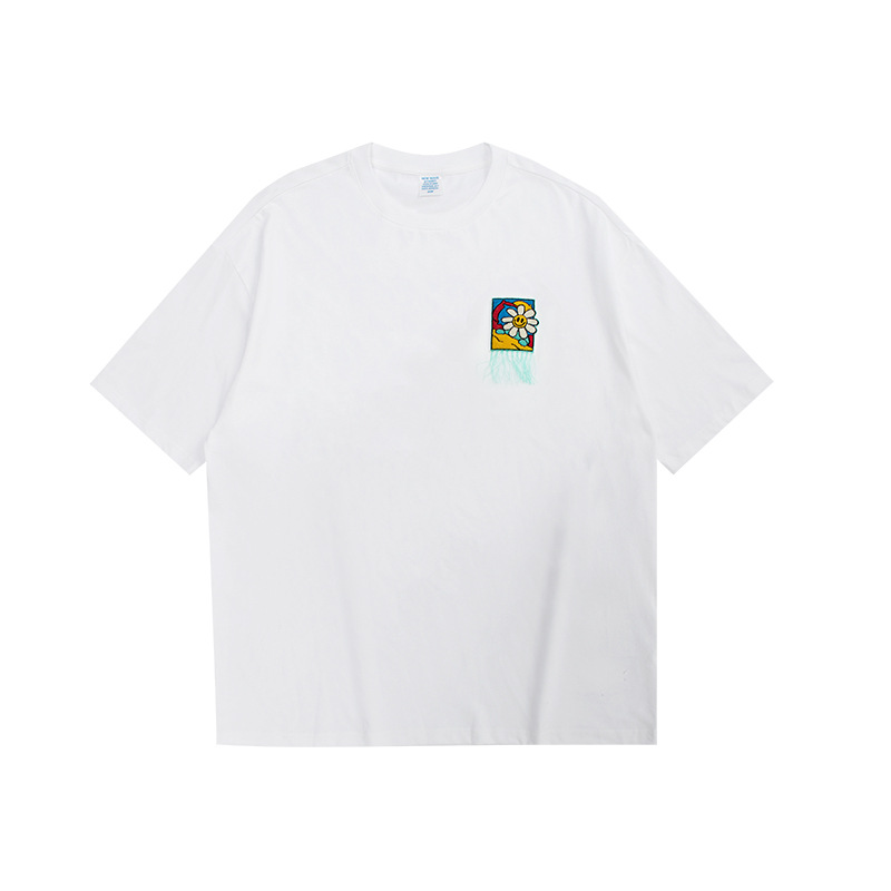 Summer Men Women Short Sleeve T-shirt Tee Pullover Tops Unisex Sweatshirt