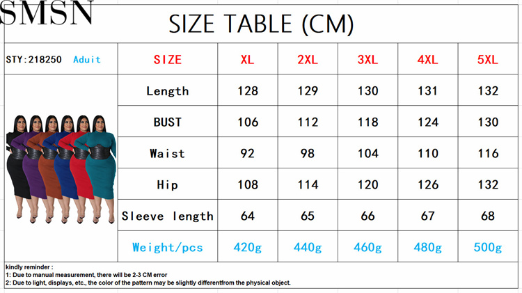 Plus Size Dress large size fall women clothing wholesale supply zipper hit leather one step dress