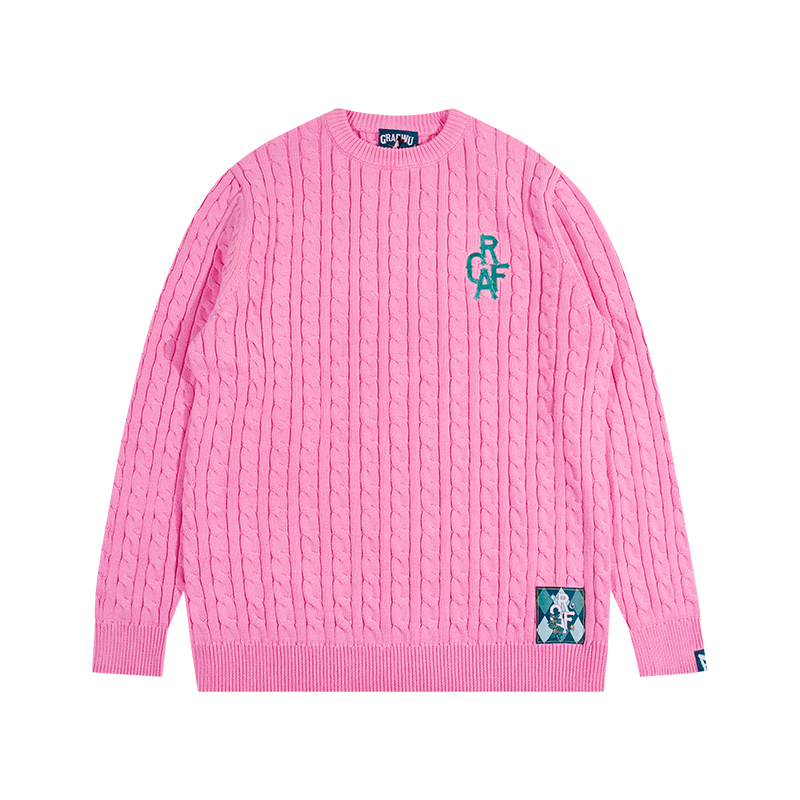 Men Women Knit Sweater Jumper Pullovers Cardigan Tops Unisex Sweatshirts