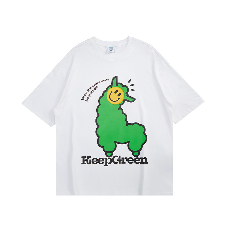 Summer Men Women Short Sleeve T-shirt Tee Pullover Tops Unisex Sweatshirt