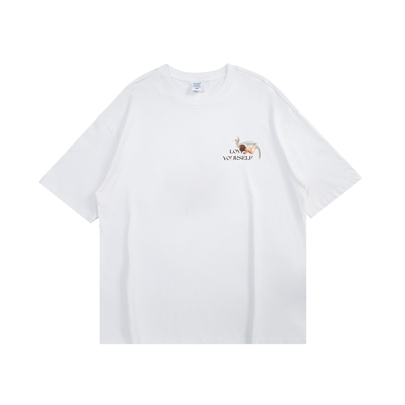 Summer Men Women Short Sleeve T-shirt Tee Pullover Tops Unisex Sweatshirt