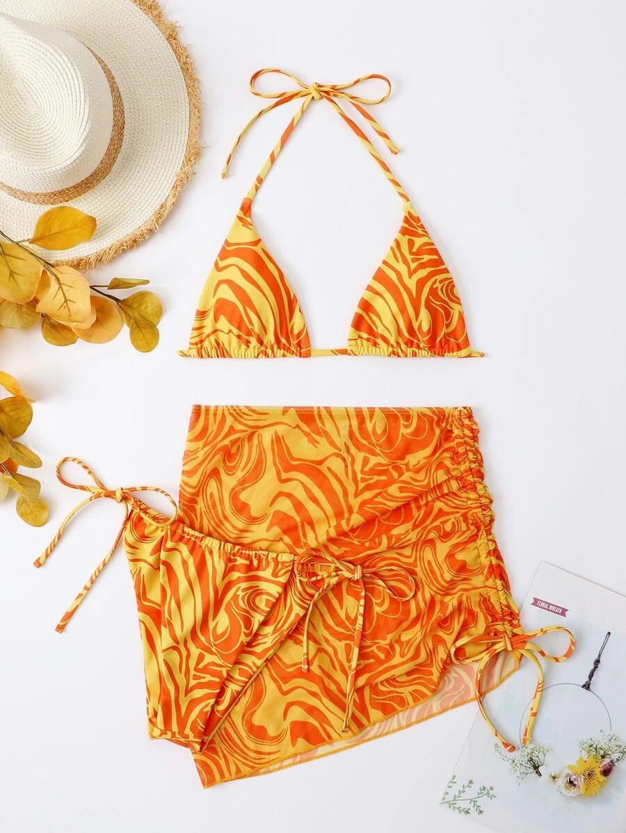 Women Two Piece Bikini Set Sport Bra Swimsuit Beach Thong Swimwear Bathing Suit