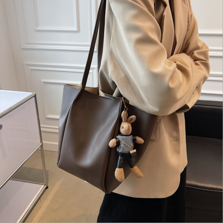 Large women's bag large capacity shoulder bags high quality PU leather