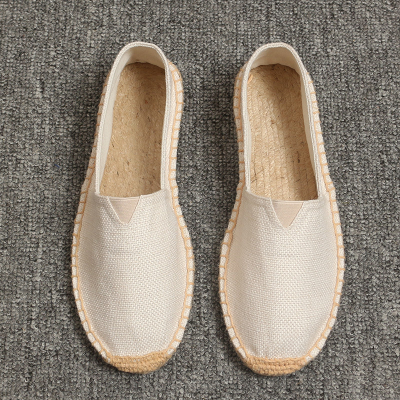 Women Lambskin Espadrilles Cap Toe Flats Shoes Slip Ons Loafer Casual Shoes
