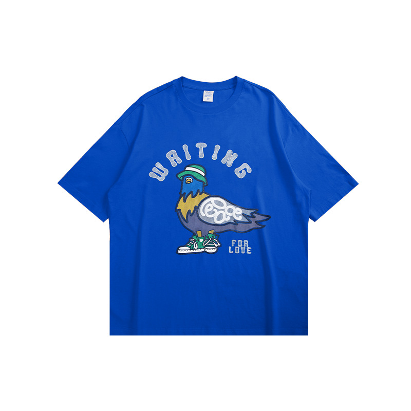 Summer Men Women Short Sleeve T-shirt Tee Pullover Tops Unisex Sweatshirt