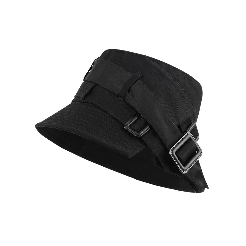 Men Women Casual Bucket Hat Narrow Flared Brim Cloche Hat Headwear Caps