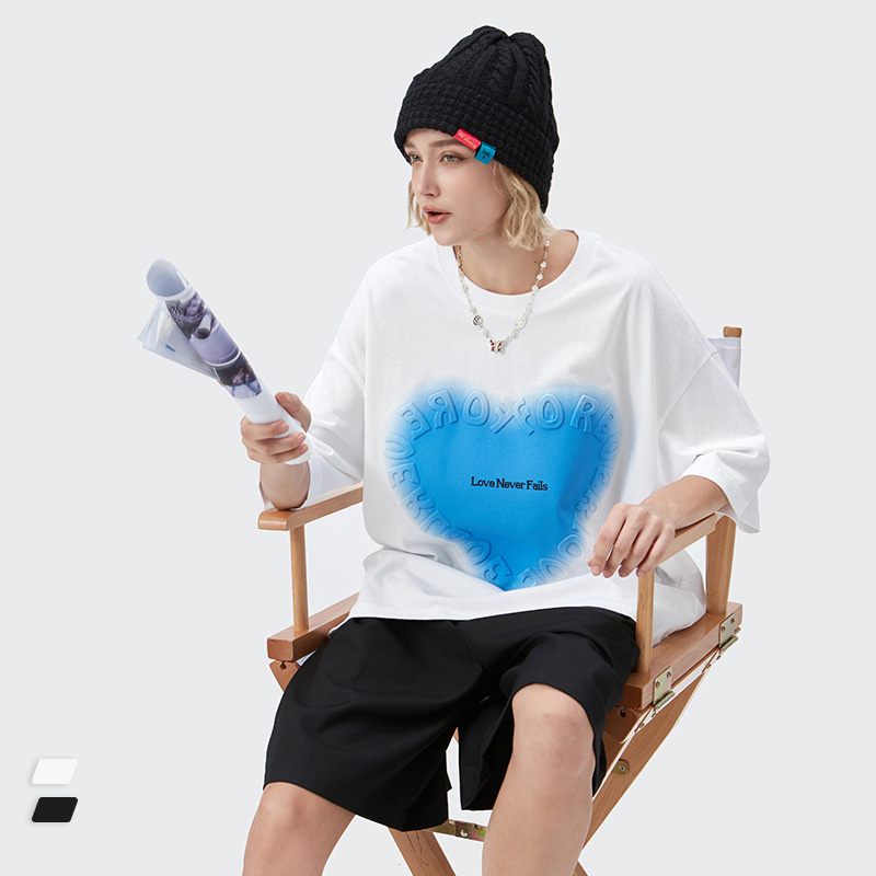 Summer Men Women Short Sleeve T-shirt Tee Pullover Tops Unisex Sweatshirt