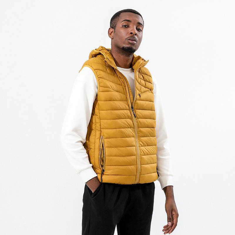 Women Men Down Vest Sleeveless Waistcoat Jacket Coat Winter Casual Parkas