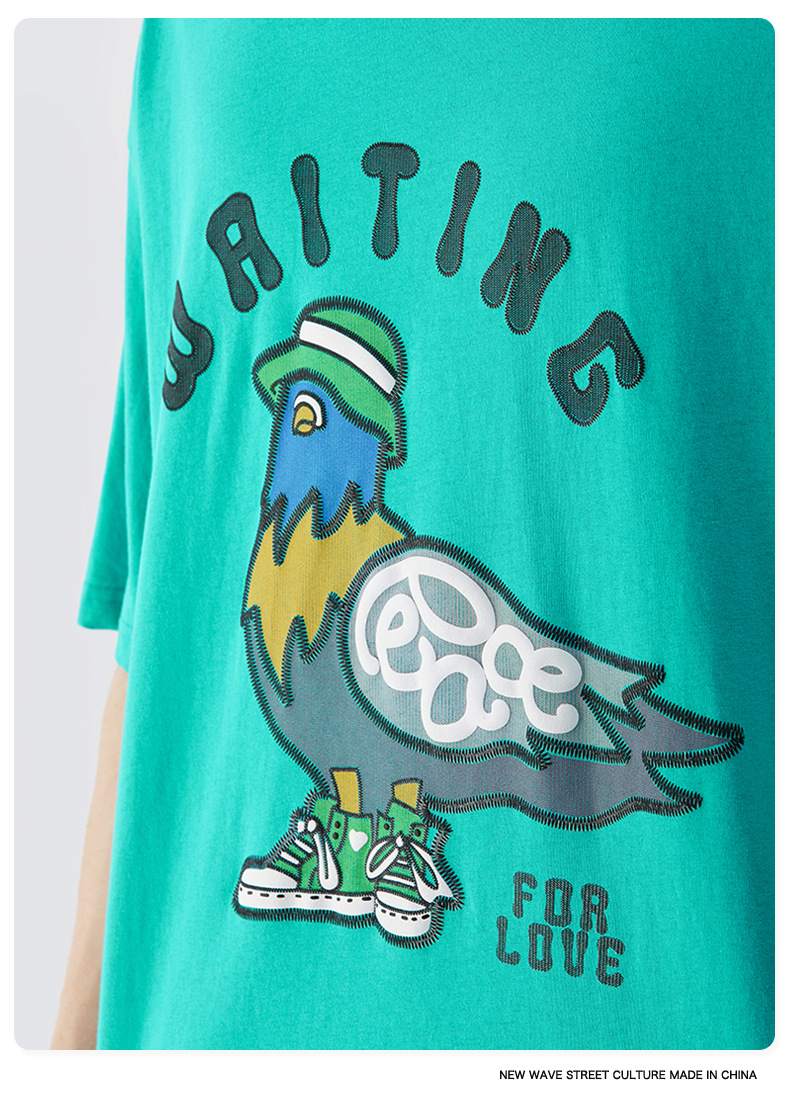 Summer Men Women Short Sleeve T-shirt Tee Pullover Tops Unisex Sweatshirt