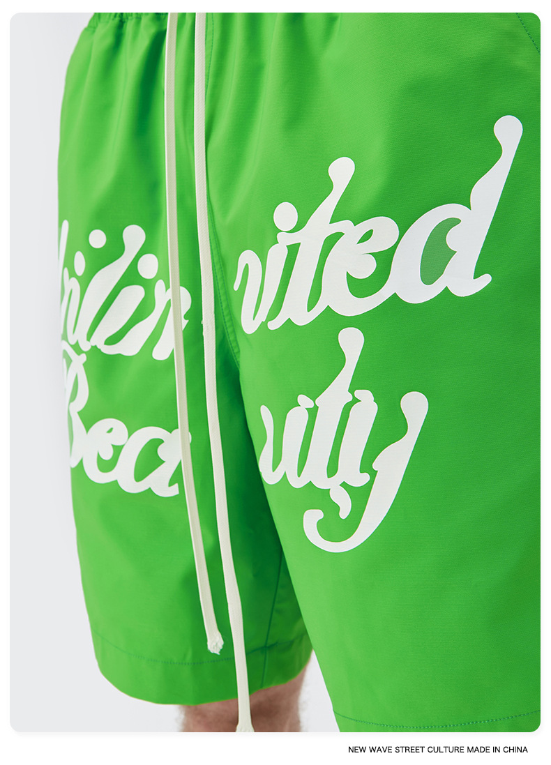 Men Boys Shorts Streetwear Bottoms Half Pants Sports Outfit Running Sweatsuit Trunks