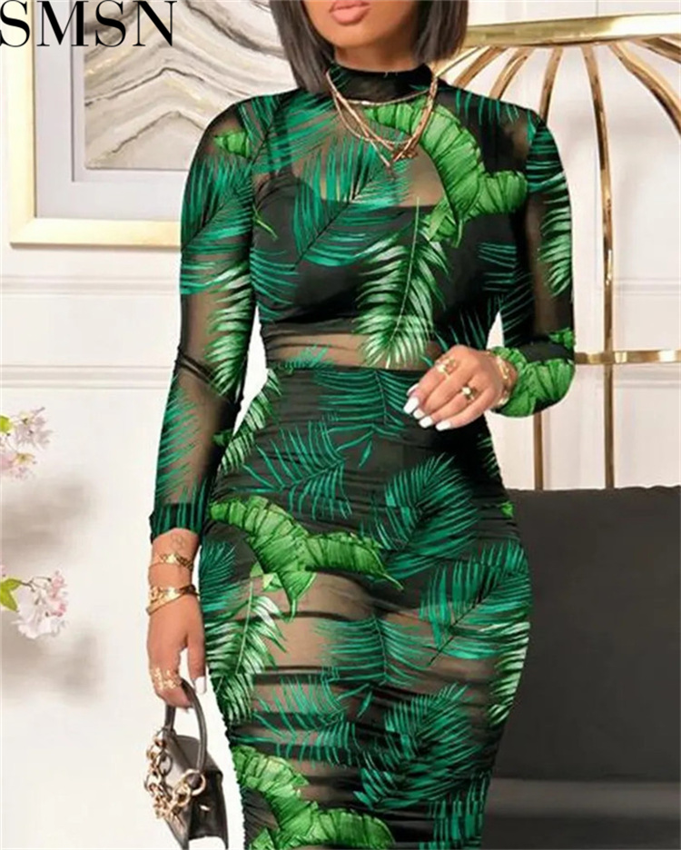 Casual Dress women clothing 2022 see through ladies summer dresses women 3 piece set