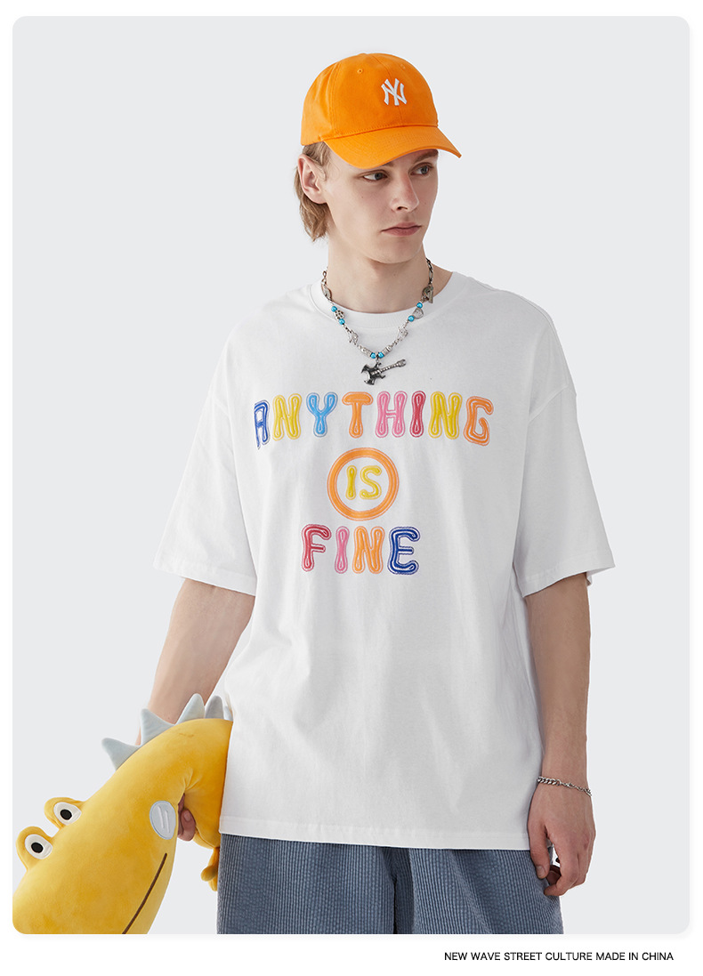 Summer Men Women Short Sleeve T-shirt Tee Pullover Tops Unisex Sweatshirt