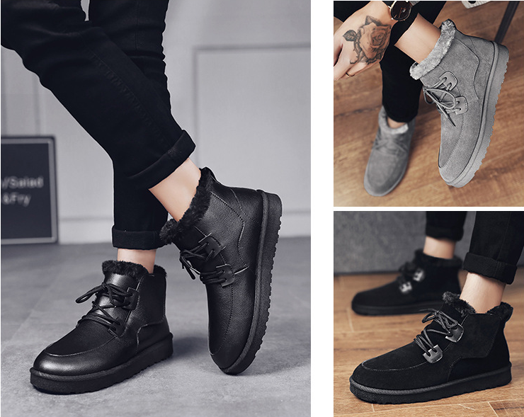 Winter Genuine Leather Men's Boots