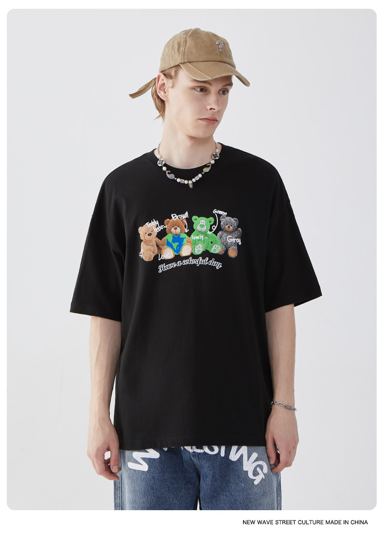 Summer Men Women Short Sleeve T-shirt Tee Pullover Tops Unisex Sweatshirt