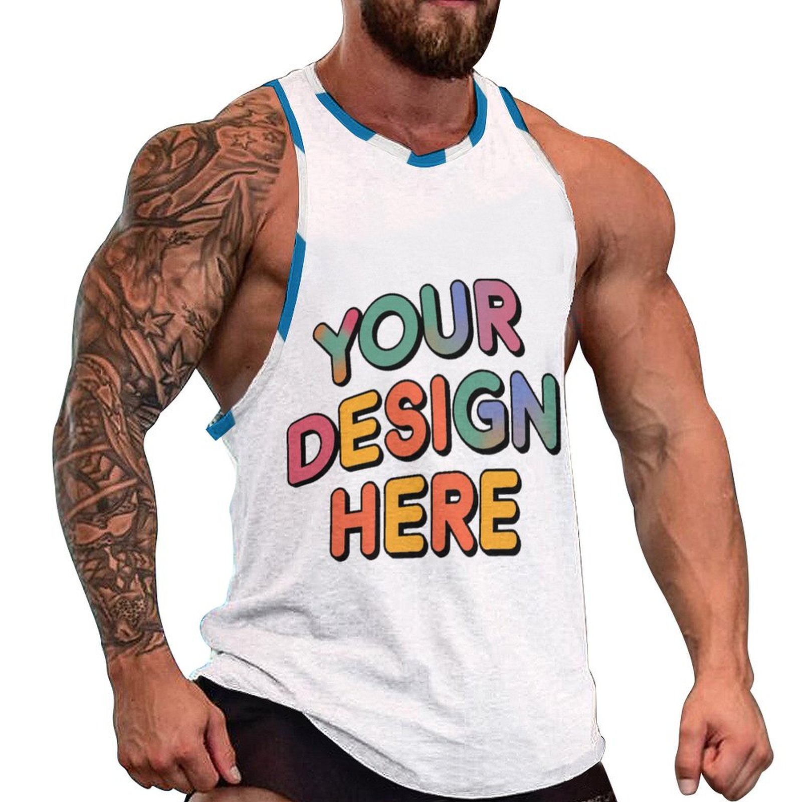 Customized Men’s Lightweight and Stylish Full Print Vest