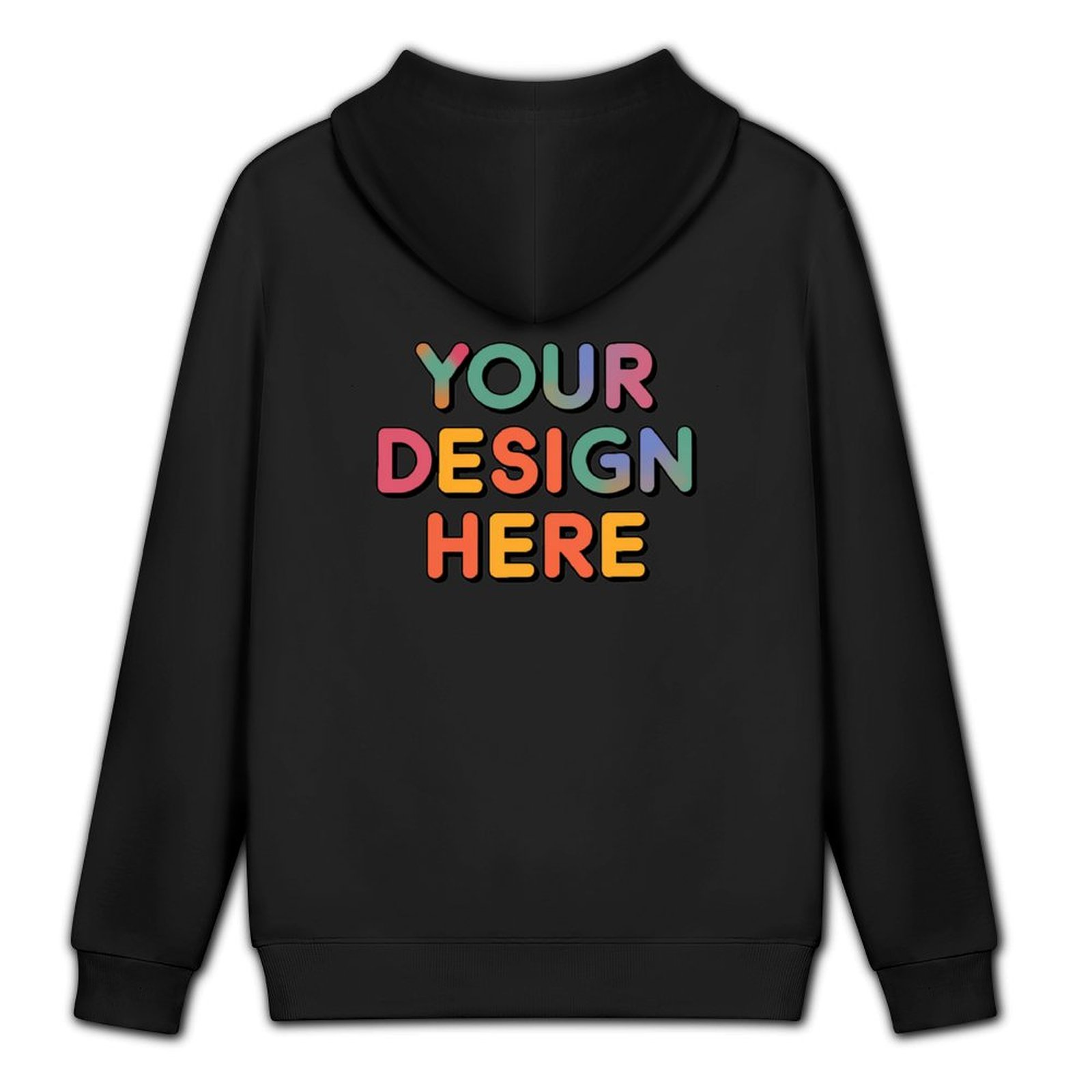 Customized Men’s Fashionable Pullover Hoodie with Adjustable Drawstring