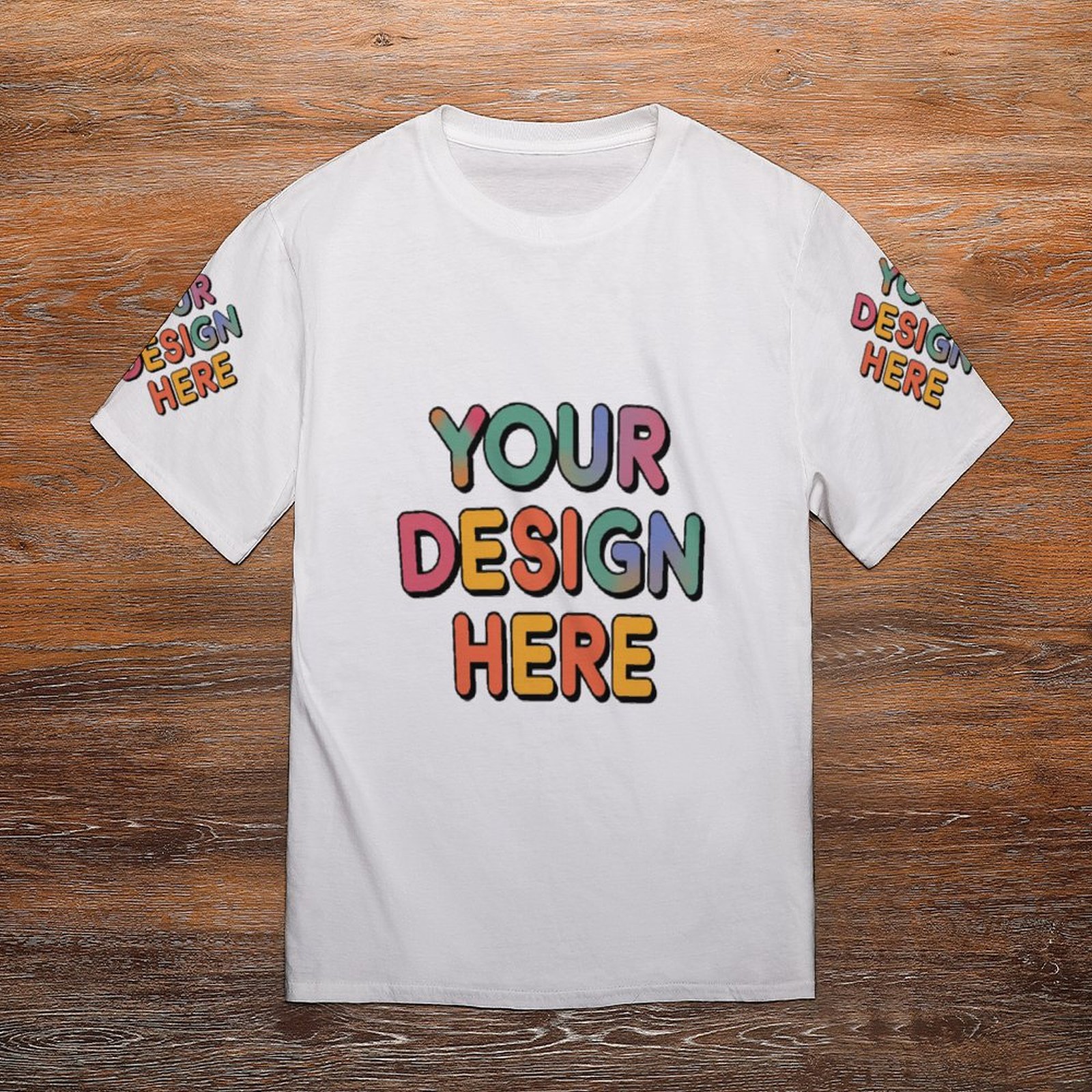 Custom Men’s Moisture-Wicking Short Sleeve T-Shirt for Everyday Wear