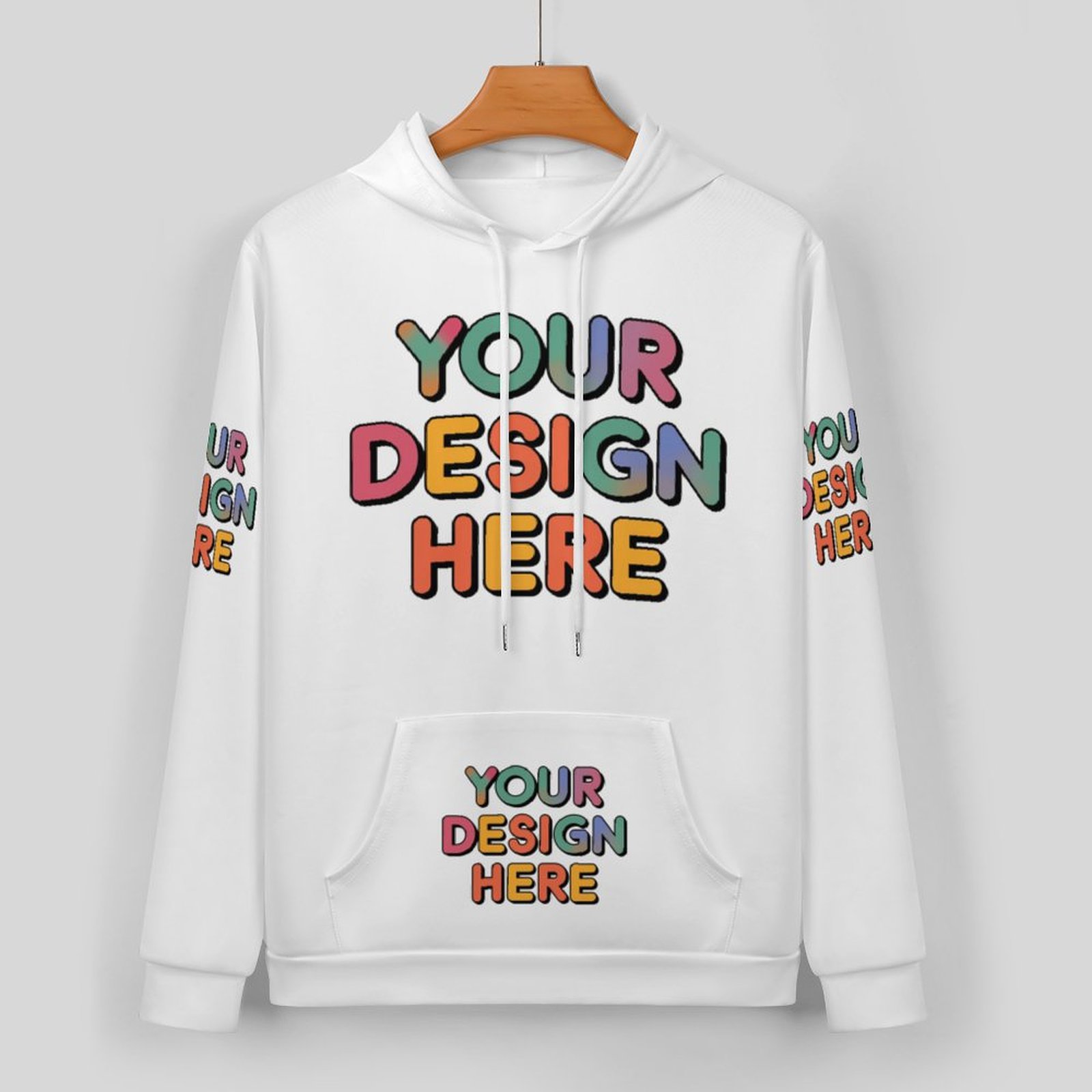 Personalized Custom Men’s Stylish 220g Air Layer Sweater Set