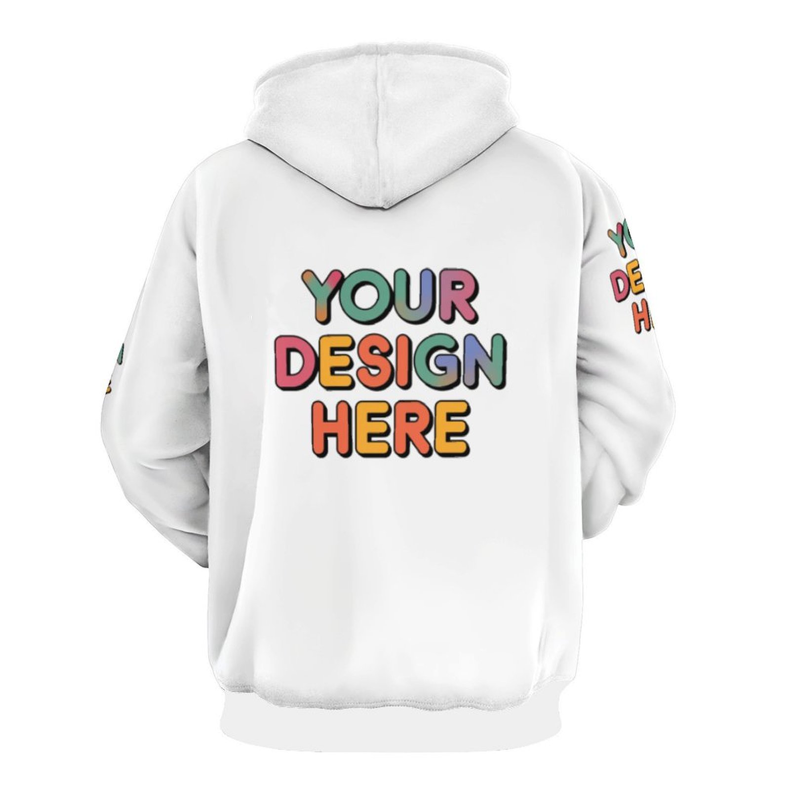 Customized Men’s Fashionable Multi-Image Patchwork Hoodie