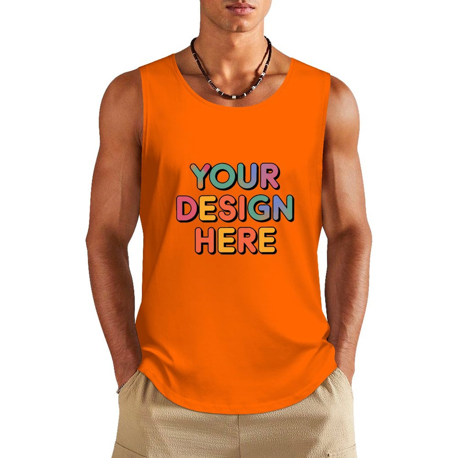 Custom Men’s Comfortable Pure Cotton Vest for Everyday Wear