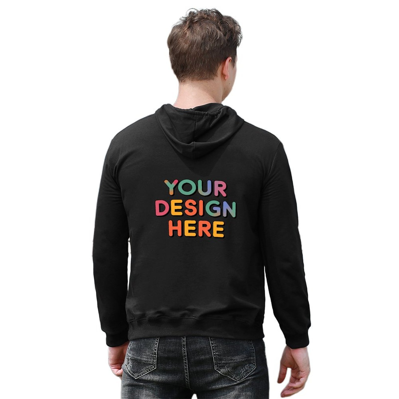 Customized Men’s Hoodie (With Pocket / Back Print)