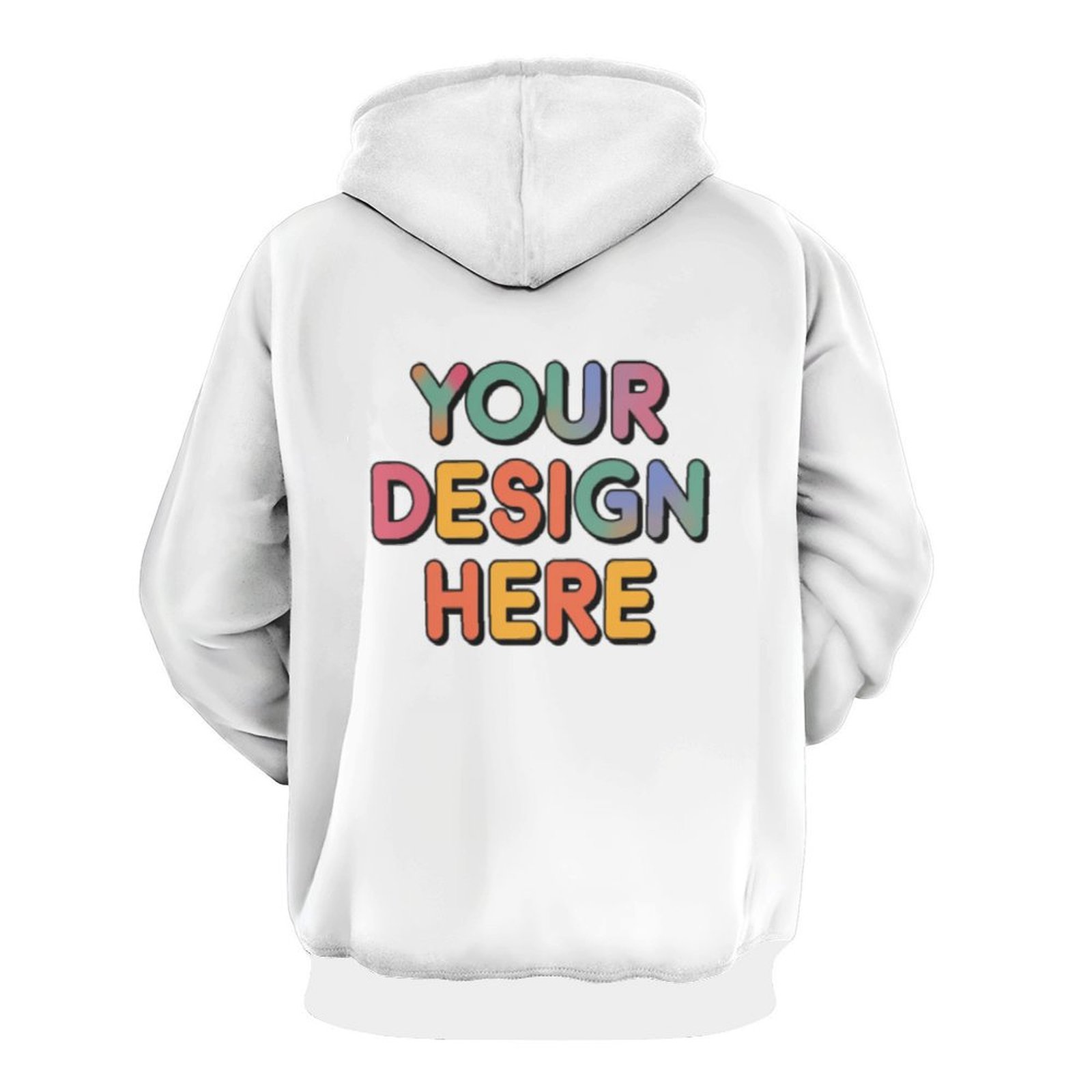 Personalized Custom Men’s Versatile All-Over Print Hoodie for Everyday Wear