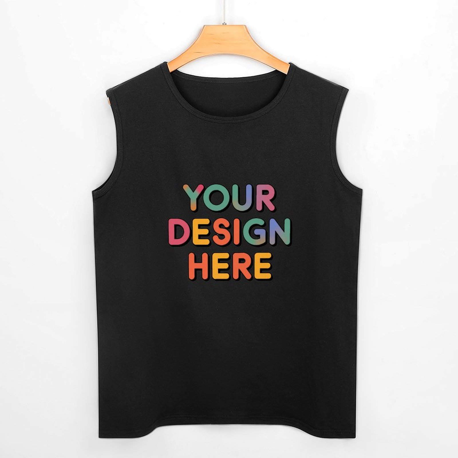 Personalized Custom Men’s Direct Printing Sleeveless Tee
