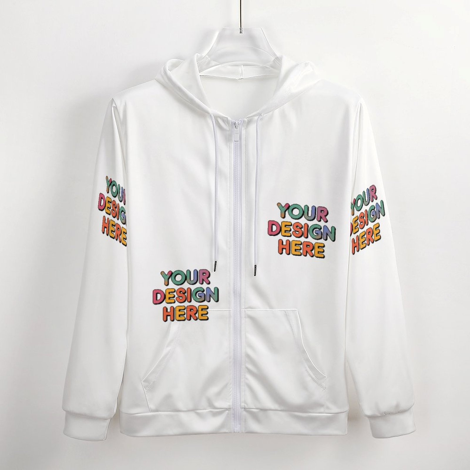 Customized Men’s Full Print Zip Hooded Hoodie