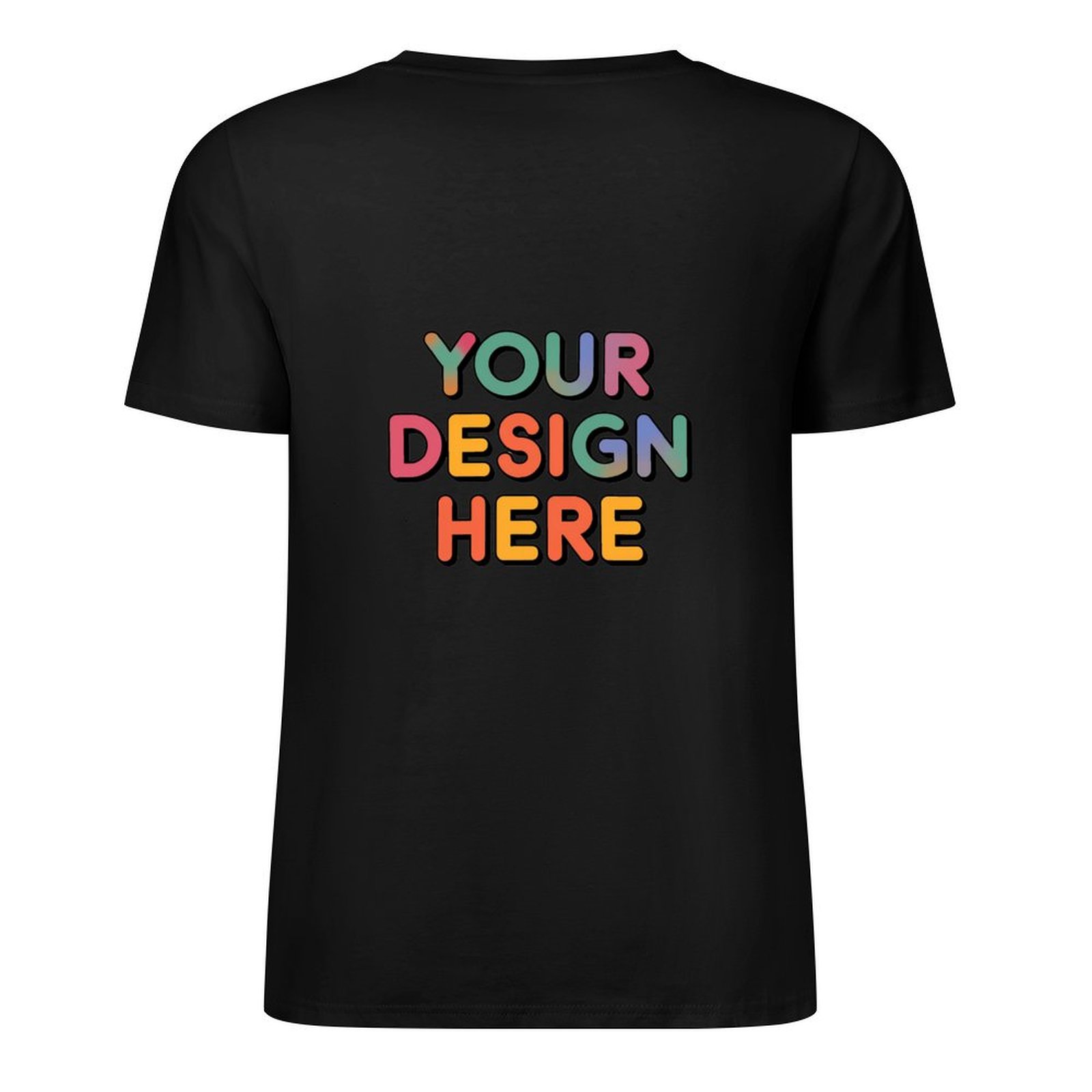 Customized Men’s European Size Pure Cotton Multicolor T-Shirt