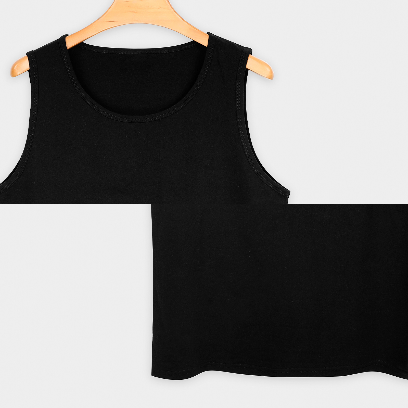 Custom Men’s Comfortable 100% Cotton Tank Top for Daily Use