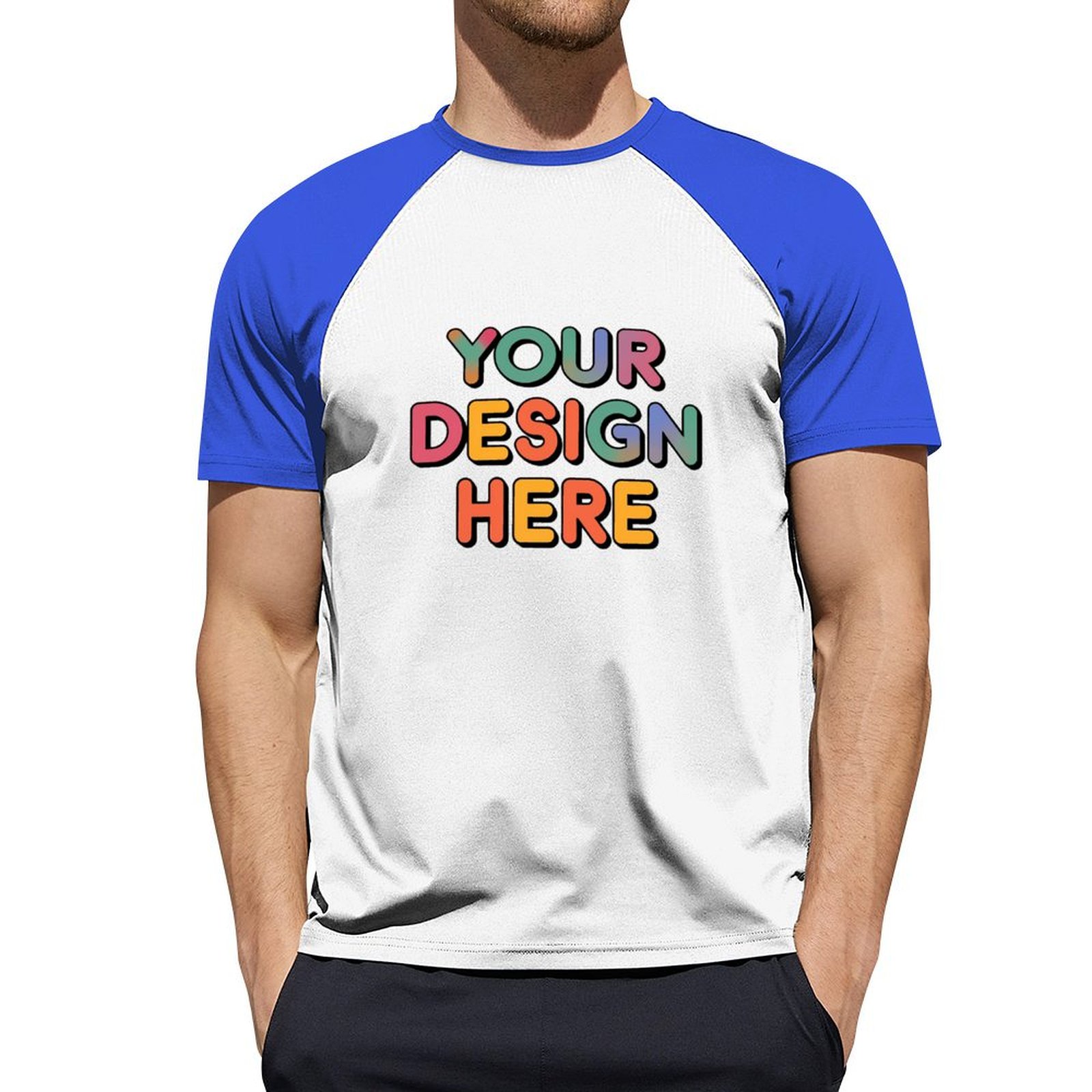 Customized Men’s Short Sleeve T-Shirt in 100% Pure Cotton