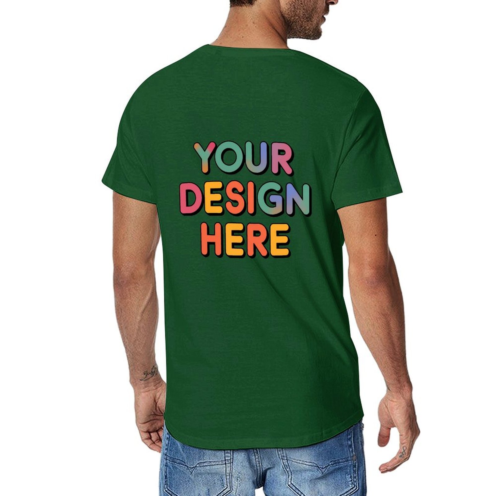 Customized Men’s Unique Appearance Cotton T-Shirt for Casual Wear