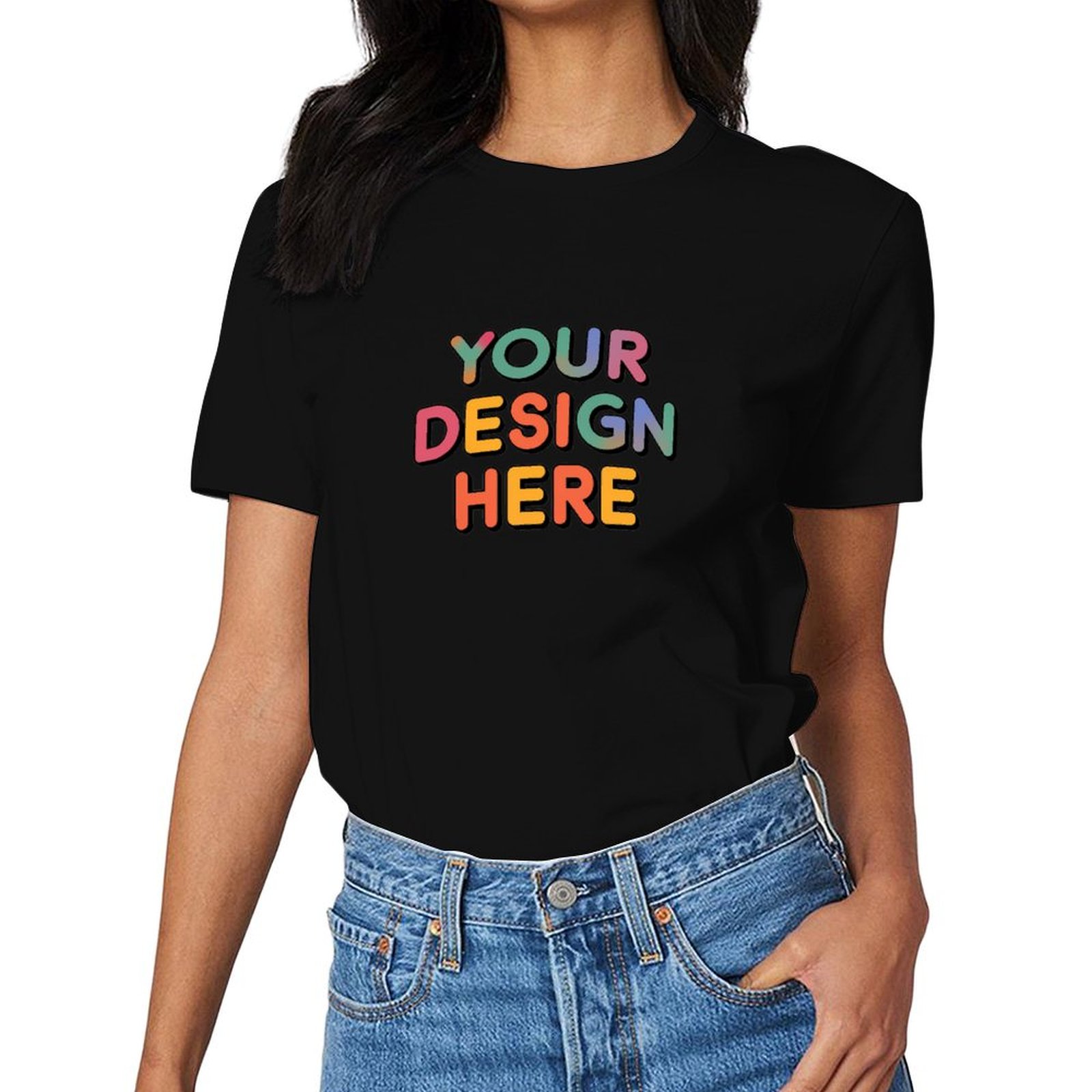 Customized Unisex Durable Cotton T-Shirt for Casual Wear