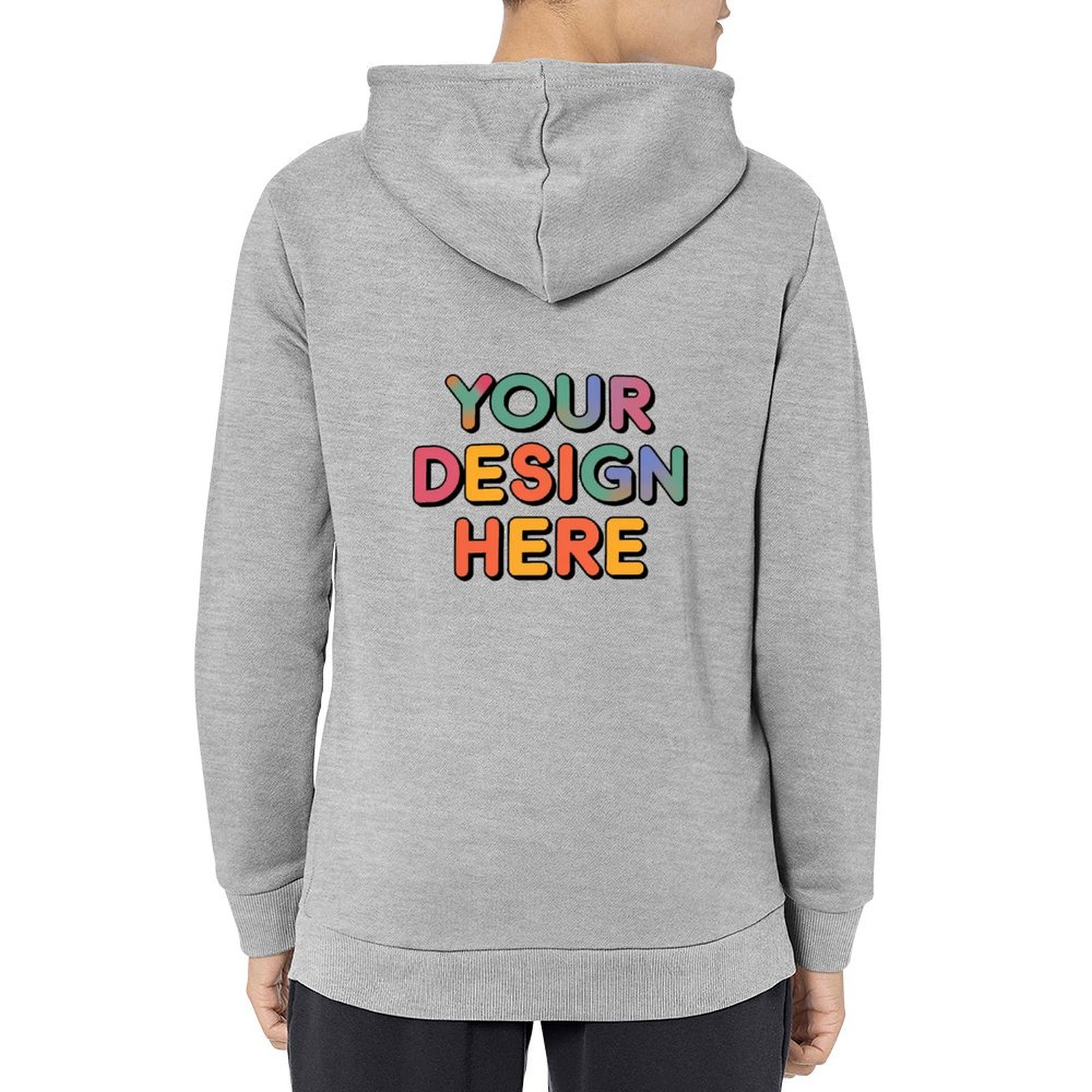 Customized Men’s Hoodie (With Pocket / Back Print)