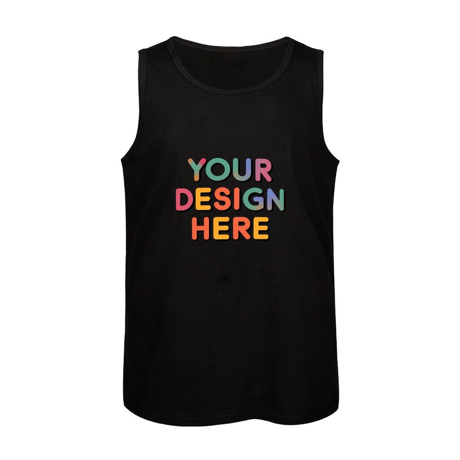 Custom Men’s Comfortable 100% Cotton Tank Top for Daily Use