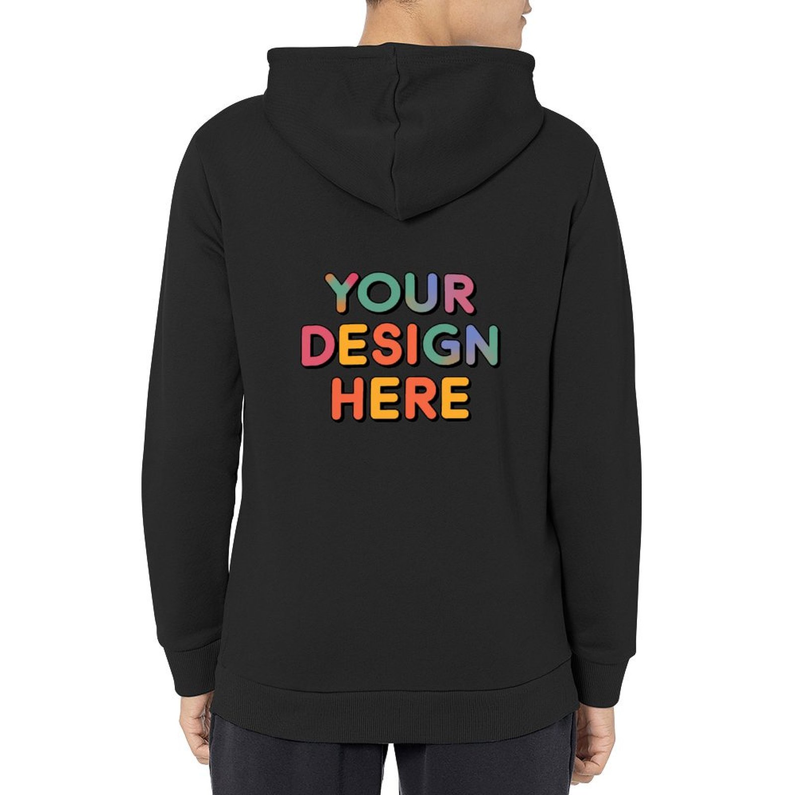 Customized Men’s Hoodie (With Pocket / Back Print)