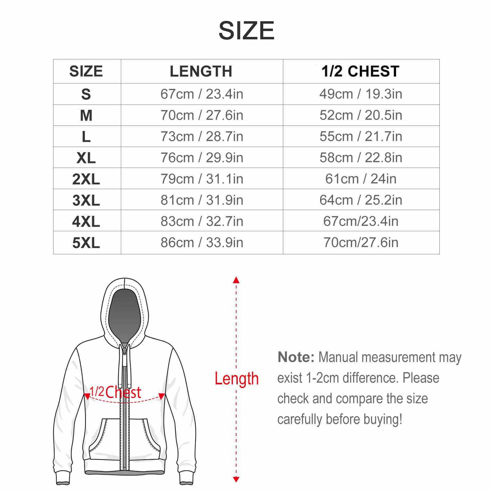 Customized Men’s Full Print Zip Hooded Hoodie