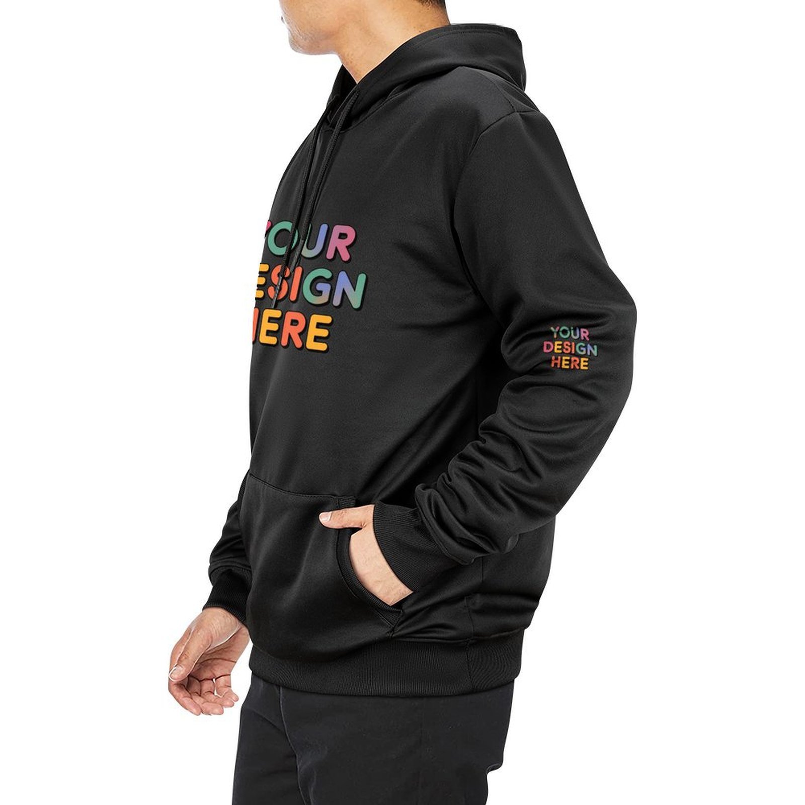 Custom Men’s Comfortable All-Over Print Sweater for Everyday Wear