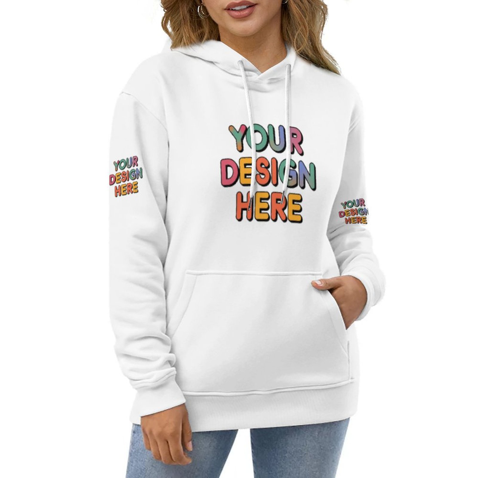 Personalized Custom Men’s Versatile All-Over Print Hoodie for Everyday Wear