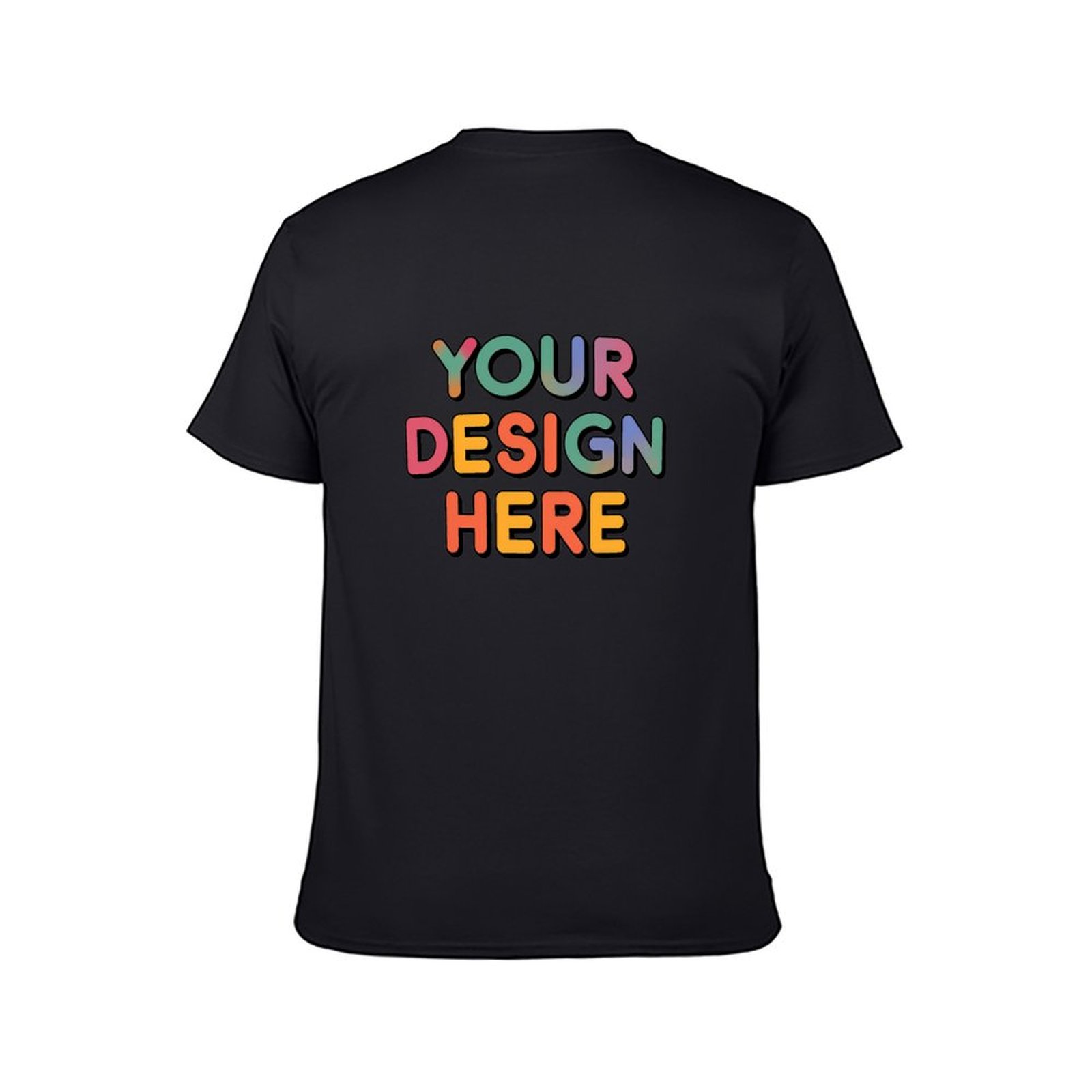 Customized Men’s Short Sleeve T-Shirt (Double-Sided Print) in Pure Cotton