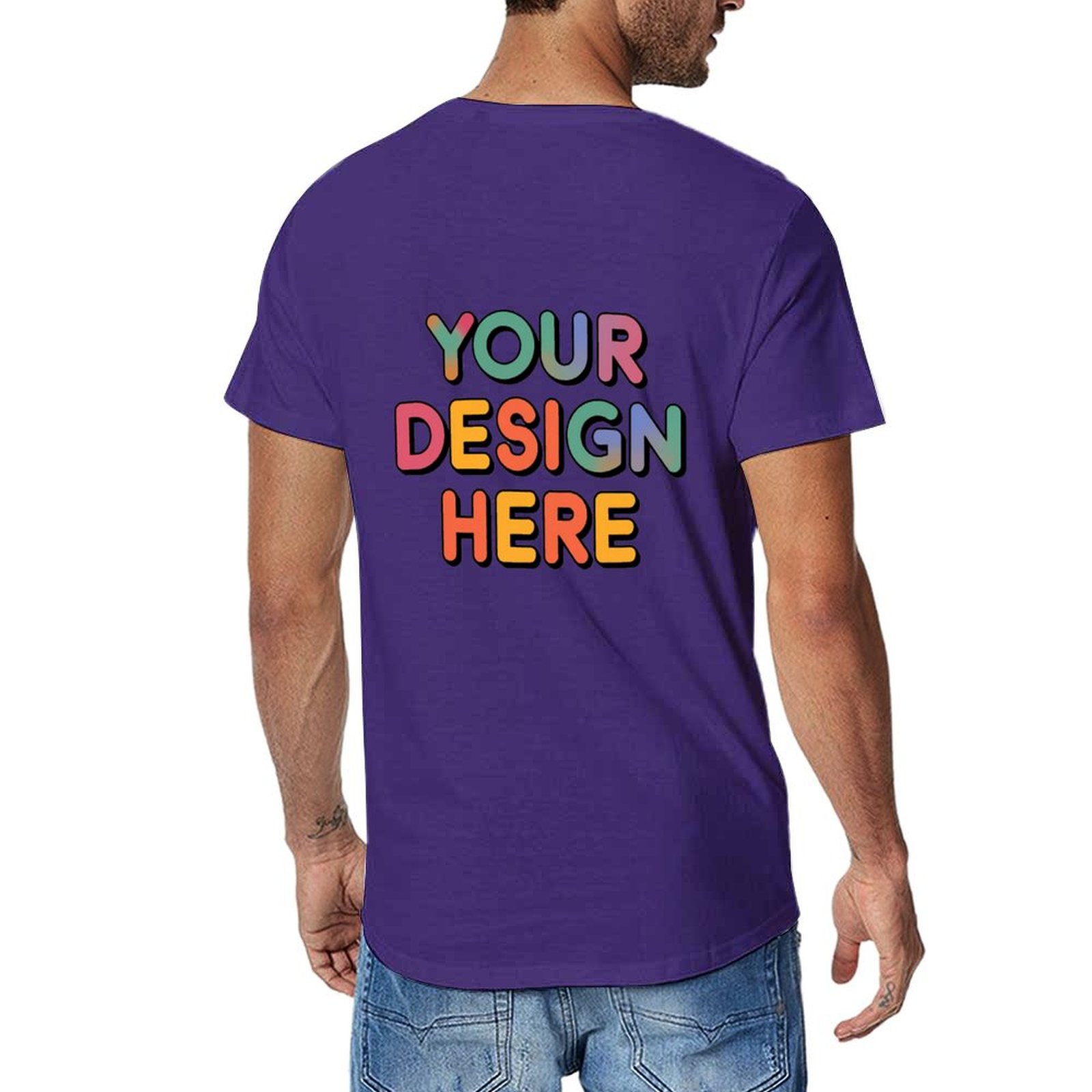 Customized Men’s Unique Appearance Cotton T-Shirt for Casual Wear