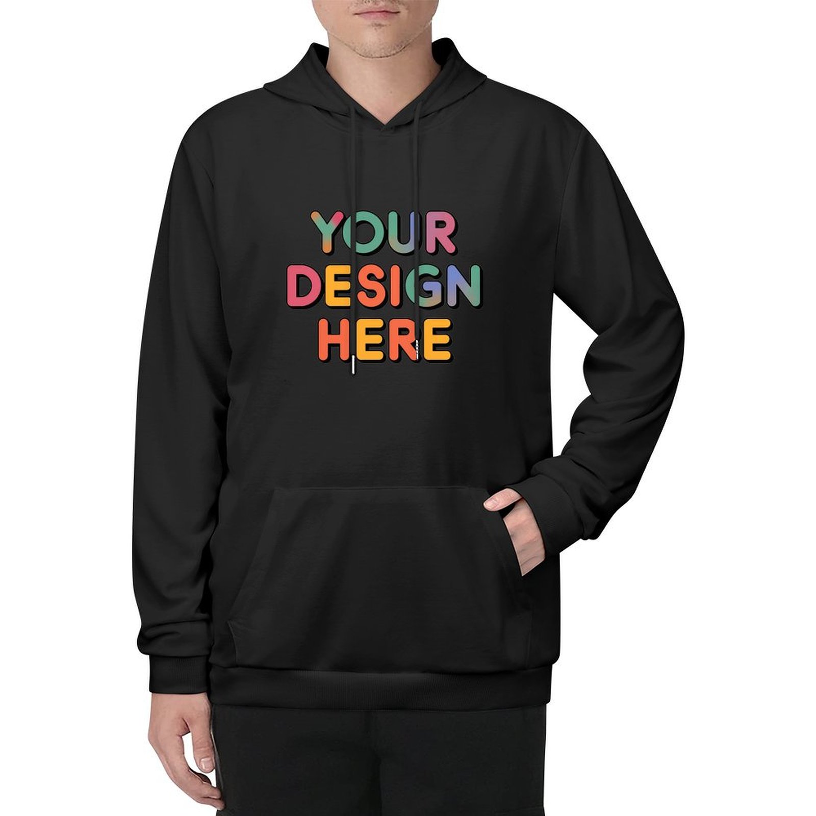 Customized Men’s Front and Back Print Adult Sweater