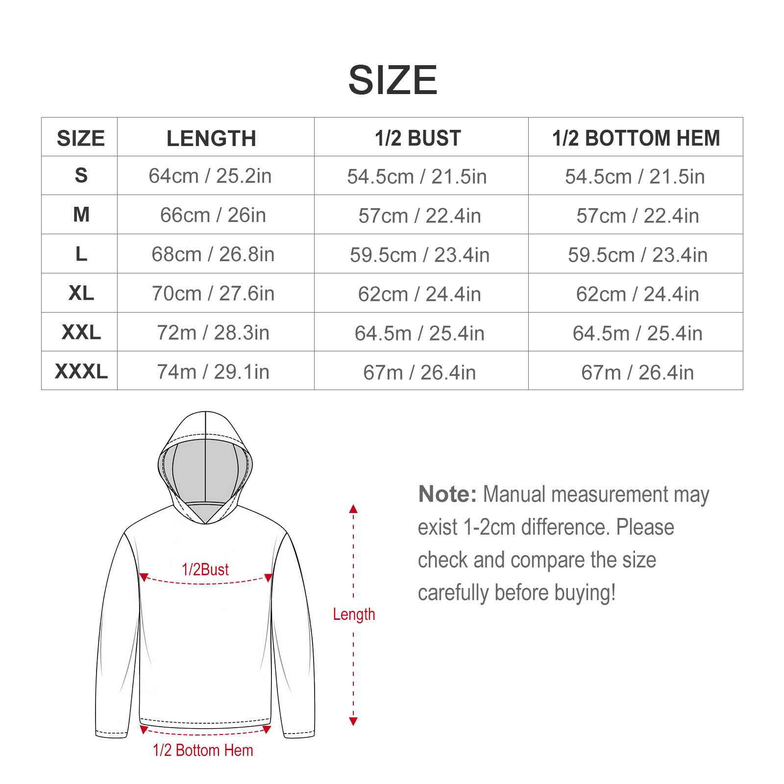 Custom Men’s Versatile Long Sleeve Hoodie for Fishing and Hiking