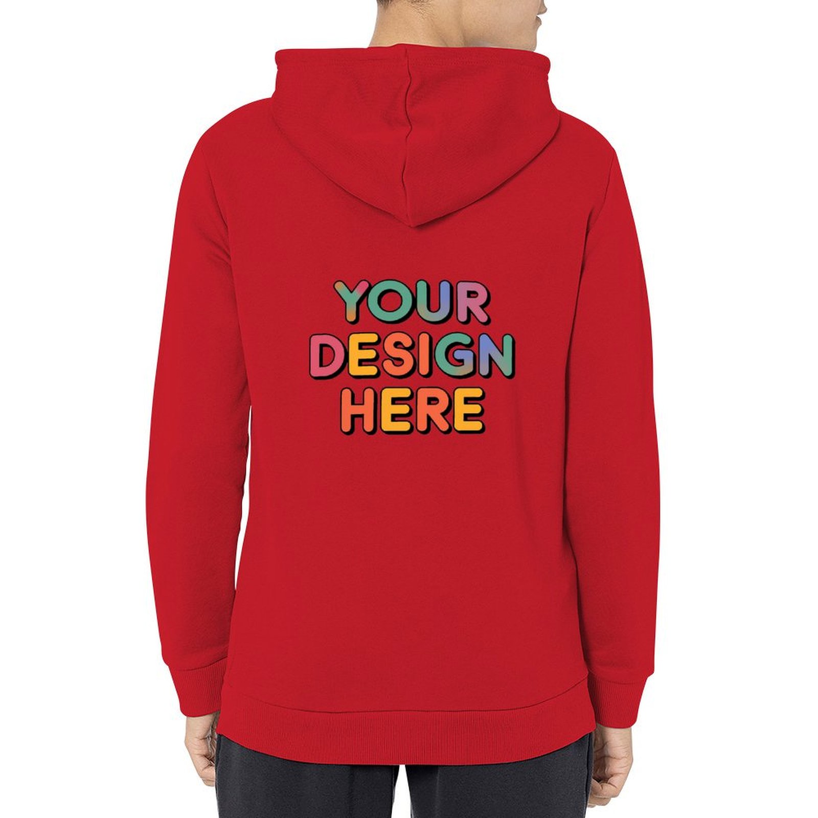 Customized Men’s Hoodie (With Pocket / Back Print)