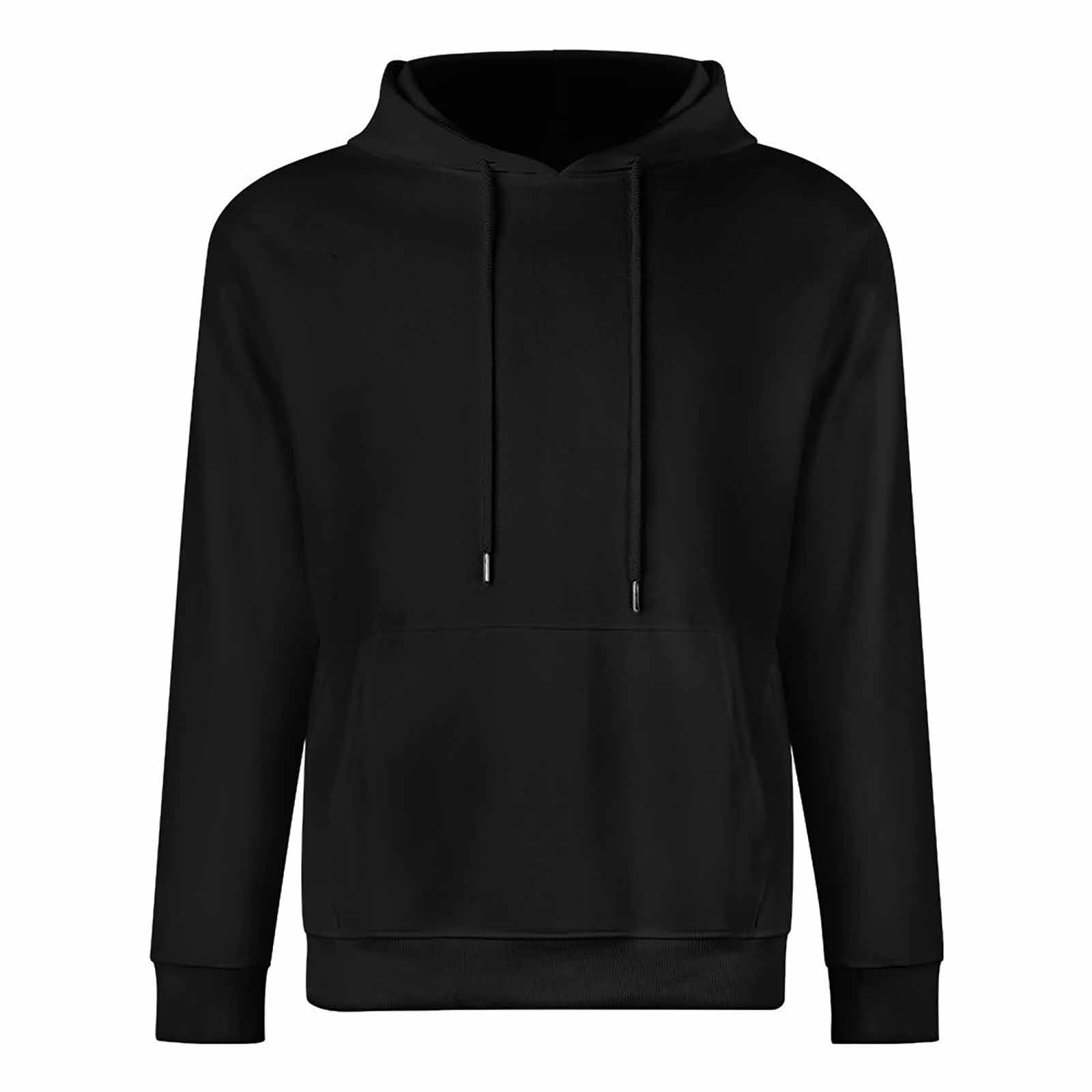 Customized Men’s Pure Cotton Hooded Sweater (Unisex) with Back Print
