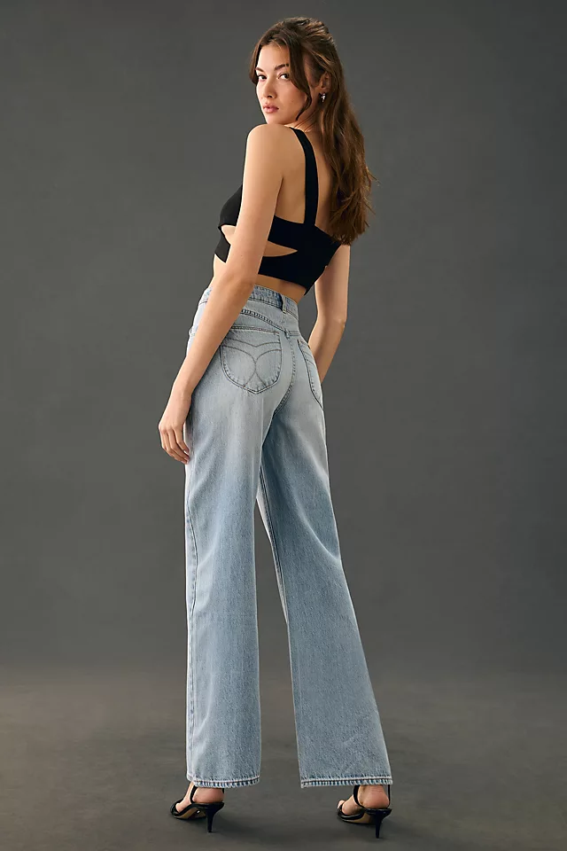 Straight-Leg Ankle Jeans DENIM LIGHT