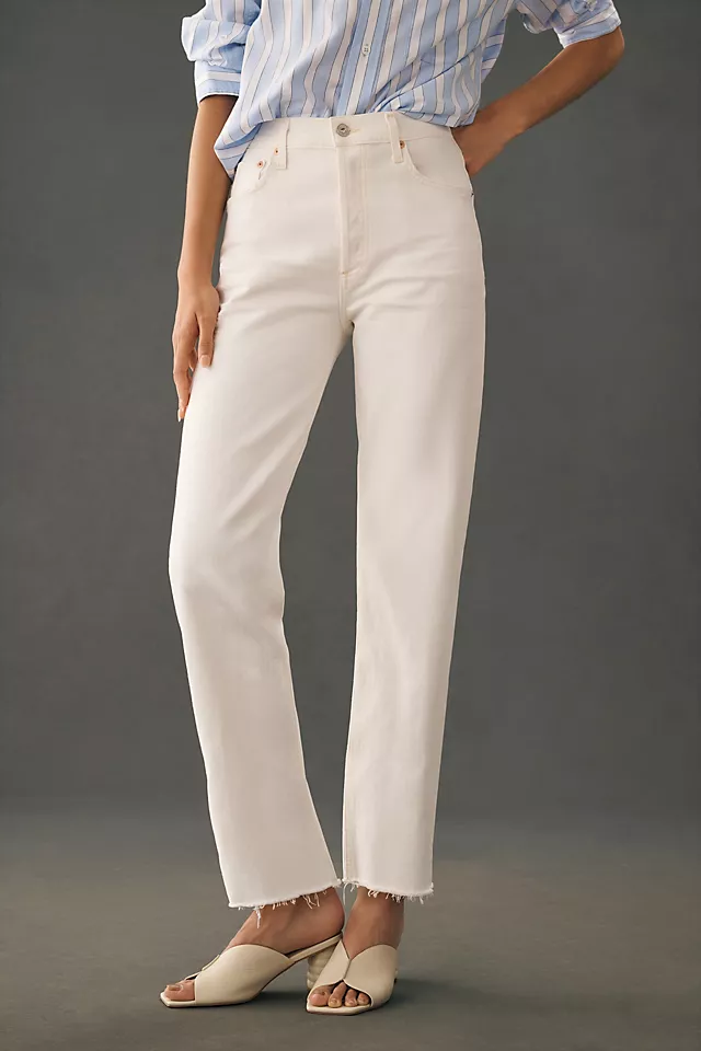 Wide Straight Jeans WHITE